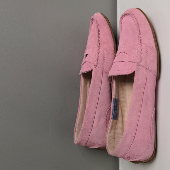 Rockport Shoes - Rockport Leather Pink Loafers Size 10